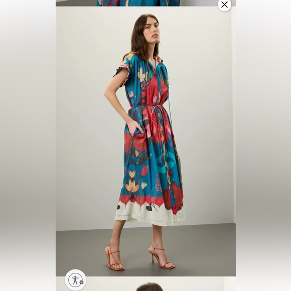 Carolina K Dresses & Skirts - Free People Carolina K Valerie Floral Maxi Dress L/XL